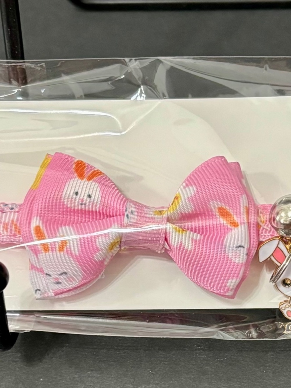 NEW Breakaway Easter Cat Collar with Removable Bow Tie, Charm, and Bell